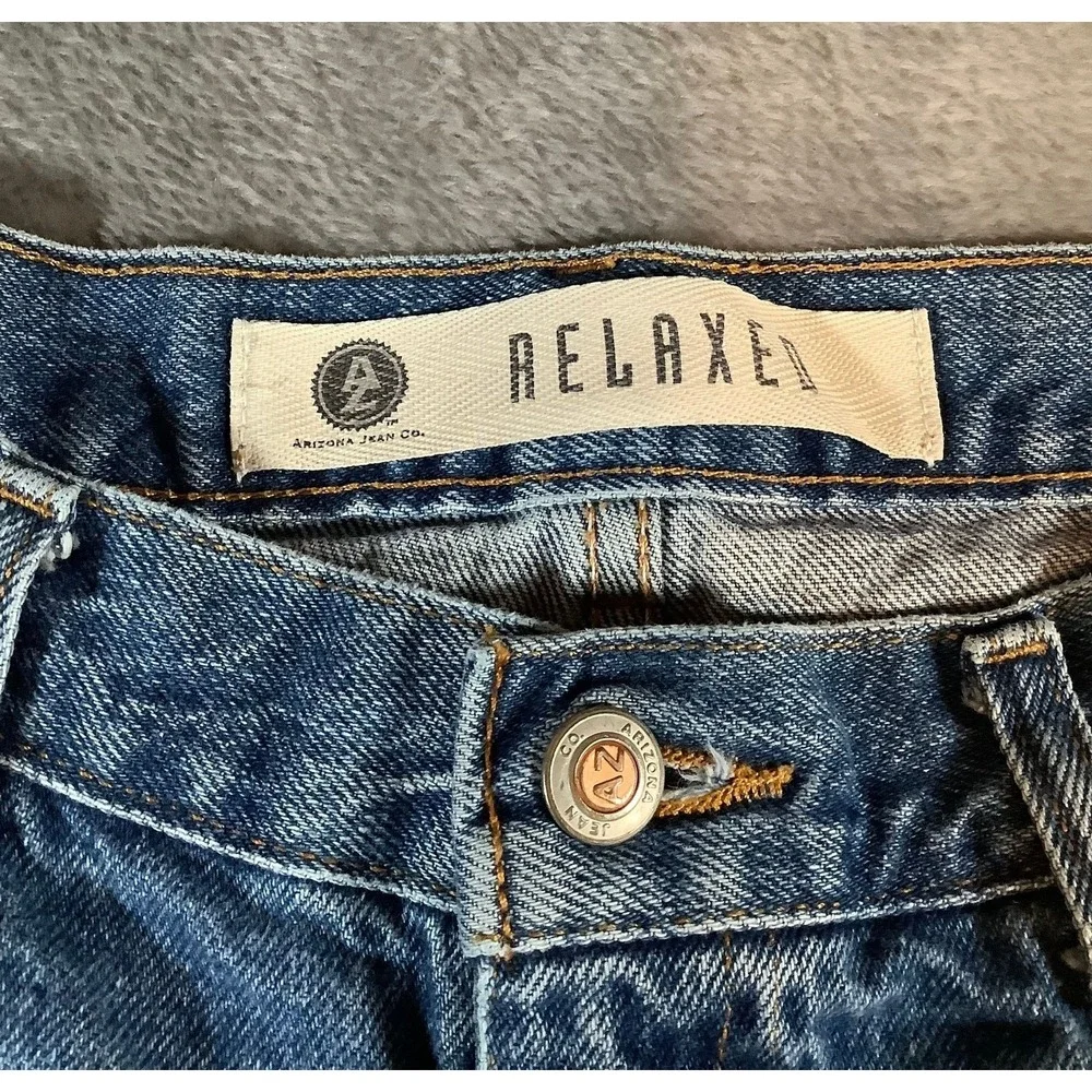 Vintage Arizona Jean Co Relaxed Fit Denim Shorts Mens 34 Blue Y2K 2001 521-0950N